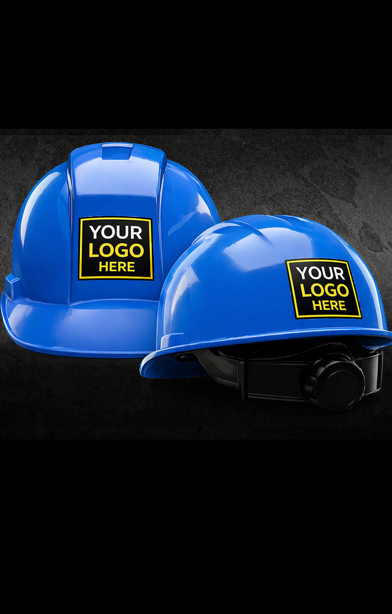 Custom Hard Hat - Blue