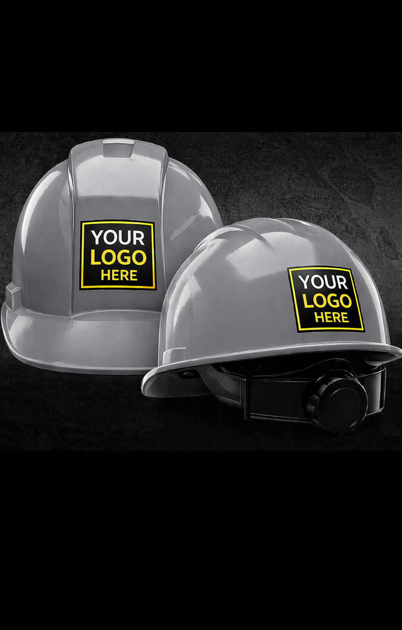 Custom Hard Hat - Gray