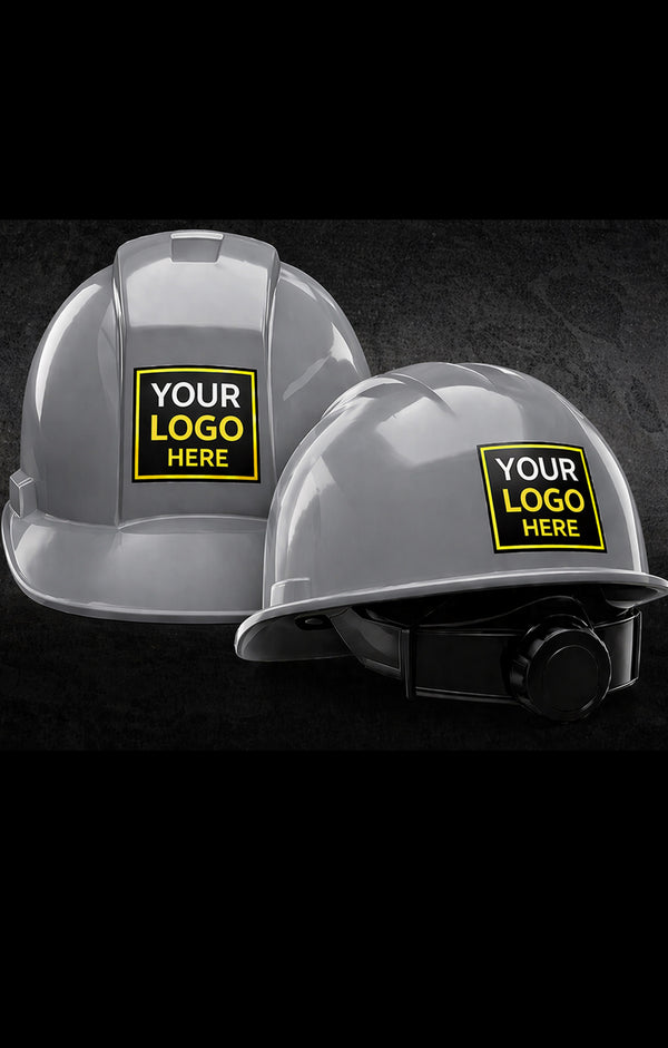 Custom Hard Hat - Gray