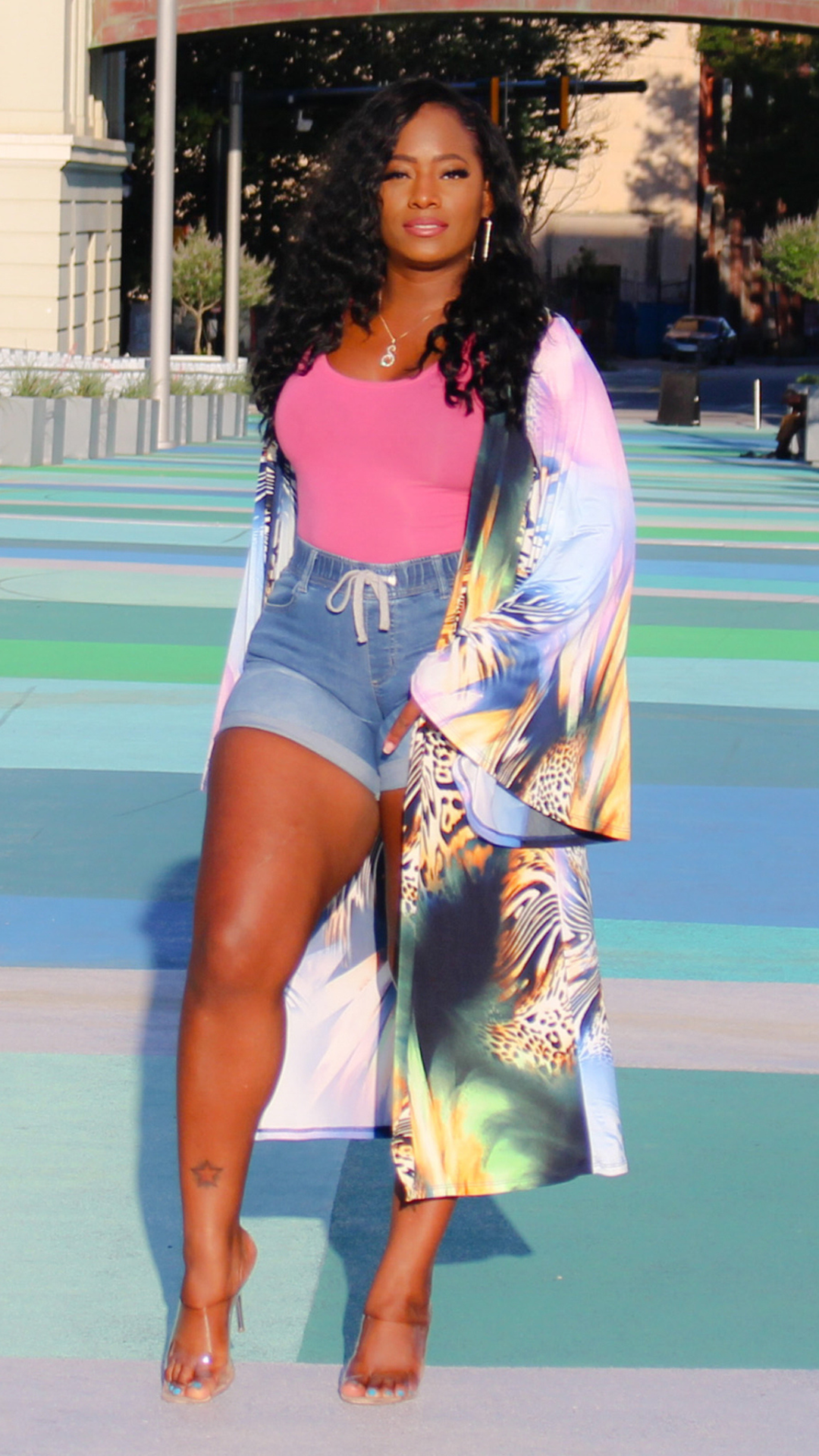 Blue Paradise Kimono