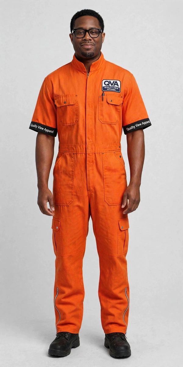 Orange Work Coverall