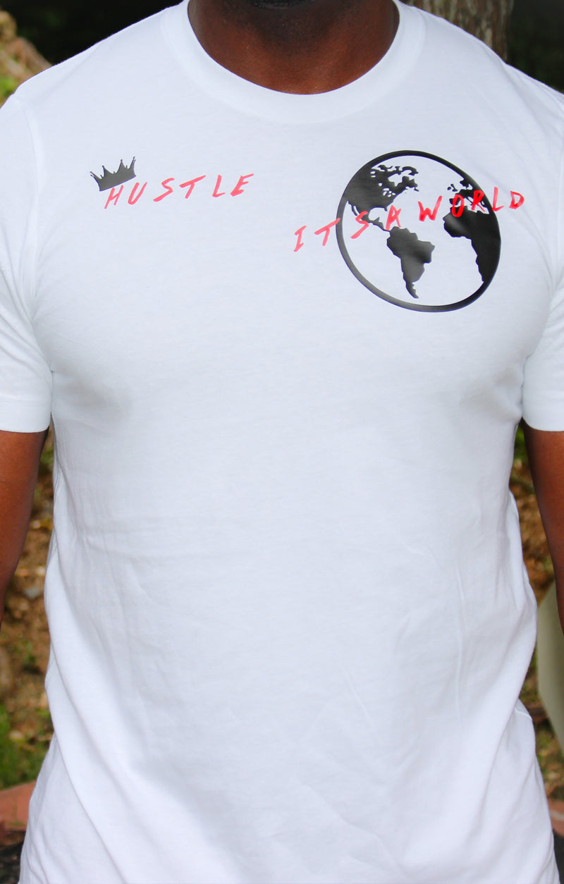 Hustle-Its A World Tee